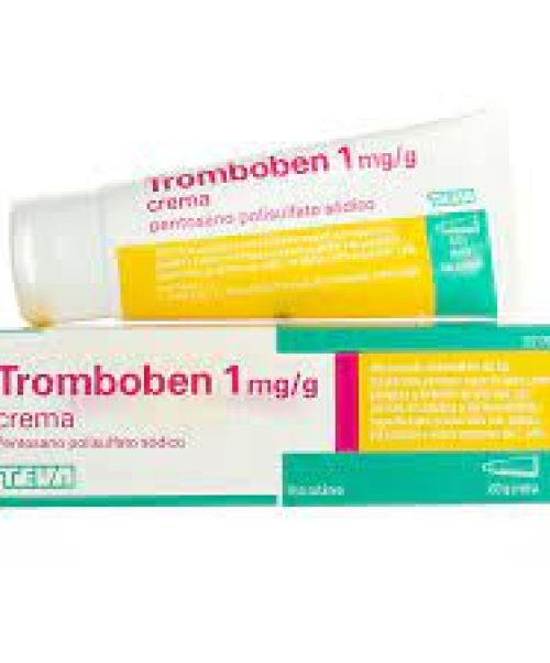 Tromboben 1mg/g - Es una crema para tratar las varices, los hematomas y los golpes. Mejoran la circulación ayudando a los trastornos venosos, la pesadez de piernas y los moratones.