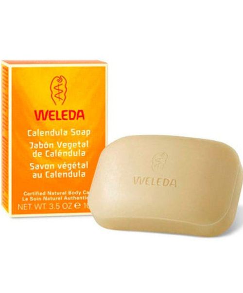 Jabón Caléndula - Limpia suavemente sin resecar la piel y preservando sus funciones naturales.También muy apropiado para aquellos que se lavan mucho las manos.