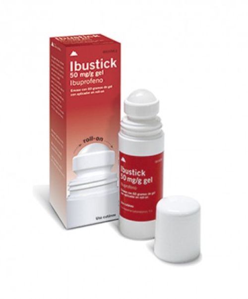 Ibustick (5%) - Es un stick que contiene ibuprofeno, utilizado para disminuir la inflamación.