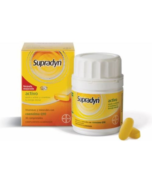 Supradyn Activo  - Vitaminas y minerales con coenzima Q10 que ayuda a activar y a mantener la energía interior.