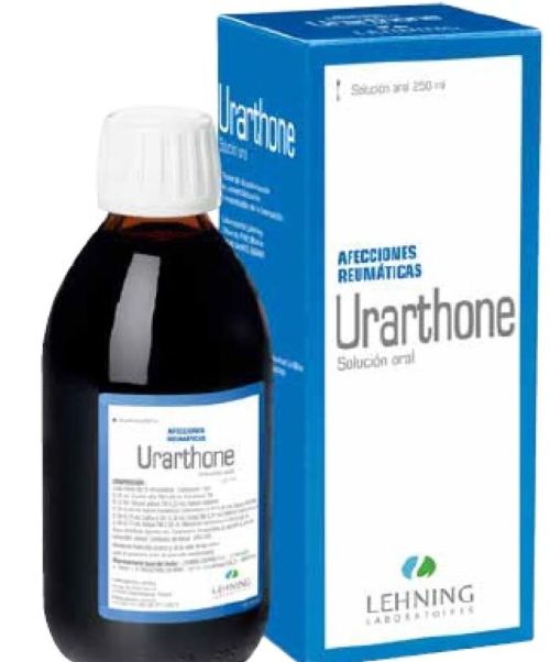 Urarthone Solución Oral - Para los reumatismos metabólicos (gota, condrocalcinosis...) y en las crisis inflamatorias del artritismo.