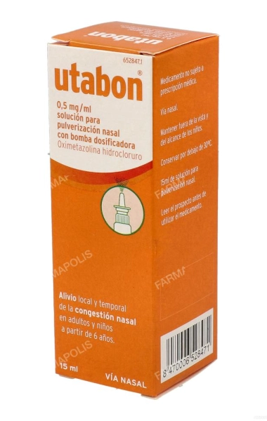 Utabon pulverizador 0,5mg/ml