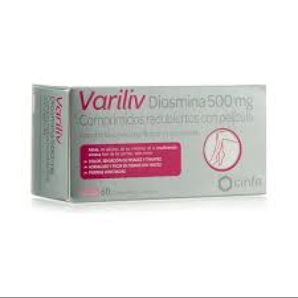 Variliv Diosmina 500mg Variliv Diosmina 500mg