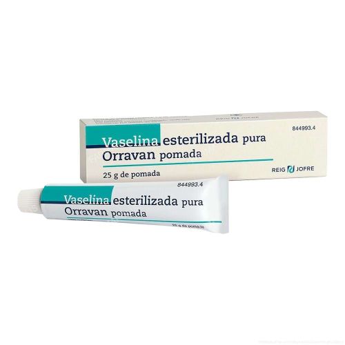 - Pomada a base de vaselina que se puede usar como lubricante, como tratamiento de la piel seca y agrietada para las irritaciones cutáneas o como protector gracias a sus propiedades emolientes.