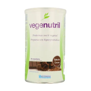  - Vegenutril (Sabor de Cacao) aporta energía necesaria para mantener el cuerpo activo y controlar el peso.