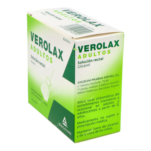  - Microenemas laxantes. Libera el intestino en caso de estreñimiento en la parte final del colon.