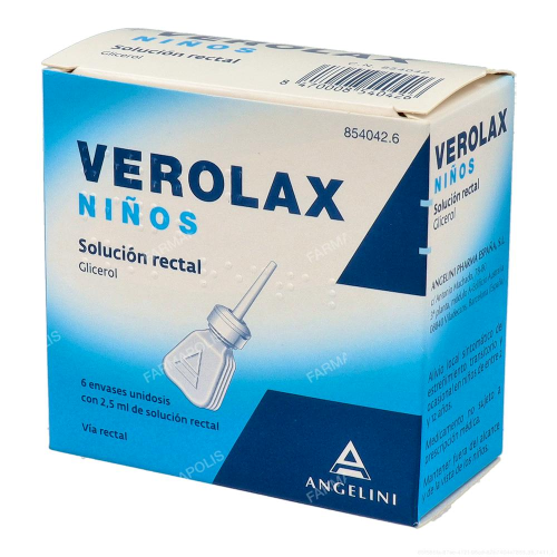  - Microenemas laxantes para niños. Libera el intestino en caso de estreñimiento en la parte final del colon.