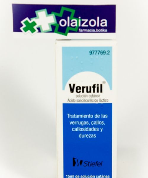 Verufil  - Es una solución tópica con efecto queratolítico para tratar las verrugas o papilomas.