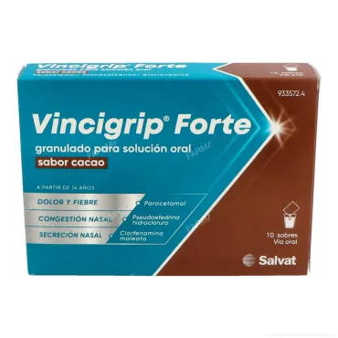  - Trata los síntomas gripales o catarrales. Ayuda a disminuir los síntomas de resfriado, fiebre, catarro, rinitis, sinusitis, mocos y malestar general.