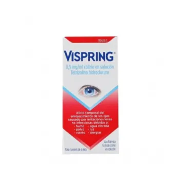  - Es un colirio con efecto vasoconstrictor para aliviar las rojeces y la irritación ocular. 