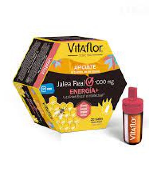 Vitaflor Energia  - Aumenta tu energía en casos de fatiga, astenia cansacio...a base de jalea real, ginseng y otros principios activos.