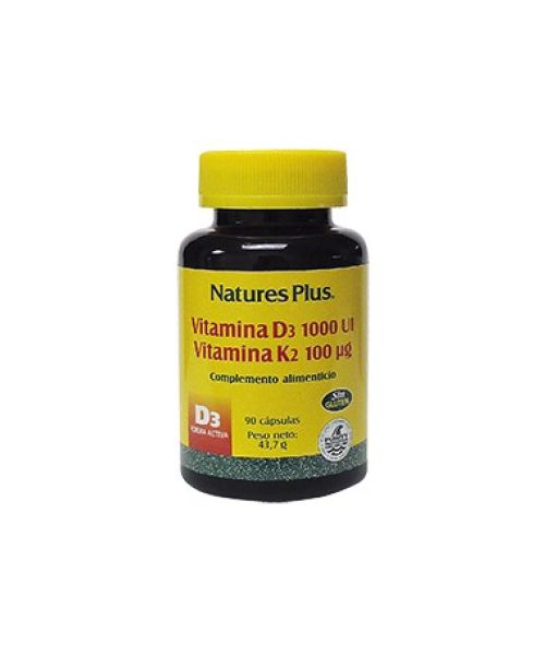 Vitamina D3 Vitamina K2 - Ayuda a la correcta absorción de Vitamina D y fijación del calcio.