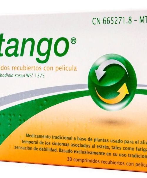 Vitango 200mg - Comprimidos que ayudan a aliviar los síntomas asociados al estrés, tales como fatiga y sensación de debilidad.