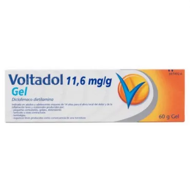  - Gel que alivia el dolor y las molestias oseas y musculares leves producidas por golpes o contusiones.