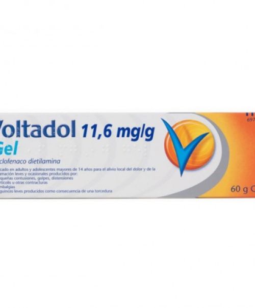 Voltadol 11.6 mg/g - Gel que alivia el dolor y las molestias oseas y musculares leves producidas por golpes o contusiones.