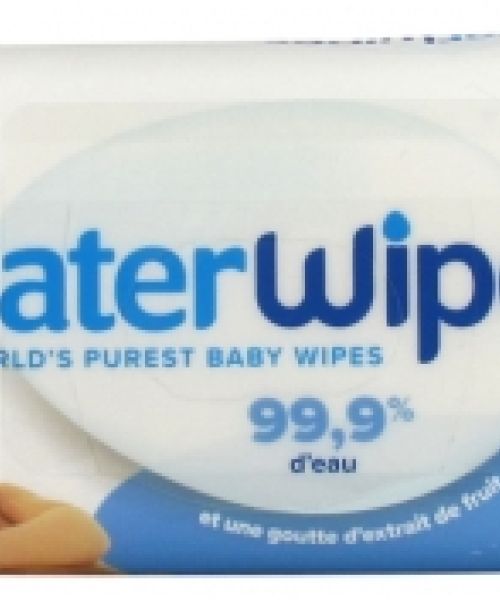 Waterwipes toallitas   - con 99.9% de agua y una gota de extracto de fruta para la higiene diaria de bebés y niños.
