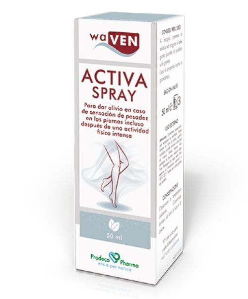 waVEN activa spray - Refresca inmediatamente y alivia las piernas pesadas y cansadas, gracias a sus componentes 100% naturales.