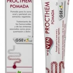 Es una pomada que alivia la inflamación, ardor y picor de la zona anal causado por las hemorroides.