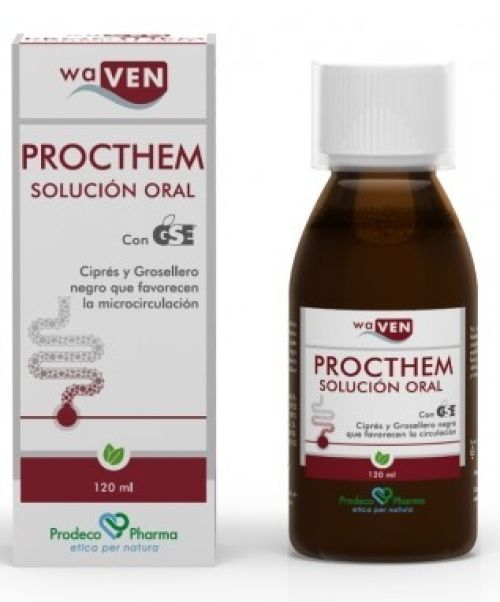 waVEN Procthem solución oral - Trata sistemáticamente las hemorroides agudas.  Reduce las molestias y la inflamación de manera efectiva. Mejora la circulación y tiene efecto antiinflamatorio y antioxidante.