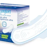 Compresas de algodón Ultrafinas con Alas Noche Farmaconfort