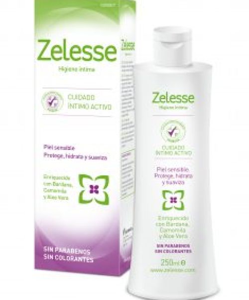 Zelesse Gel Intimo   - Es una solución limpiadora sin jabón, mejorada y enriquecida con Bardana, Aloe Vera y Camomila, que protege, hidrata y suaviza la zona íntima.