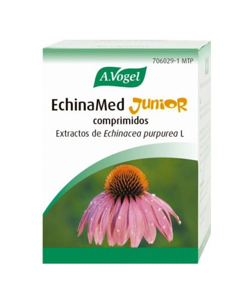 ECHINAMED JUNIOR - Para prevención y tratamiento de resfriados y gripes. Con un gran poder anti-viral, anti-inflamatorio (sobre las síntomas) y antibacteriano. 