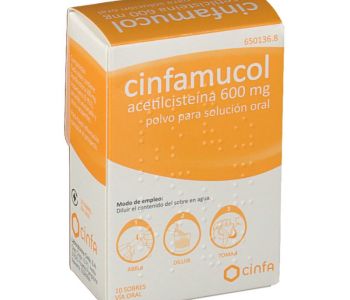 Cinfamucol acetilcisteina 600 mg