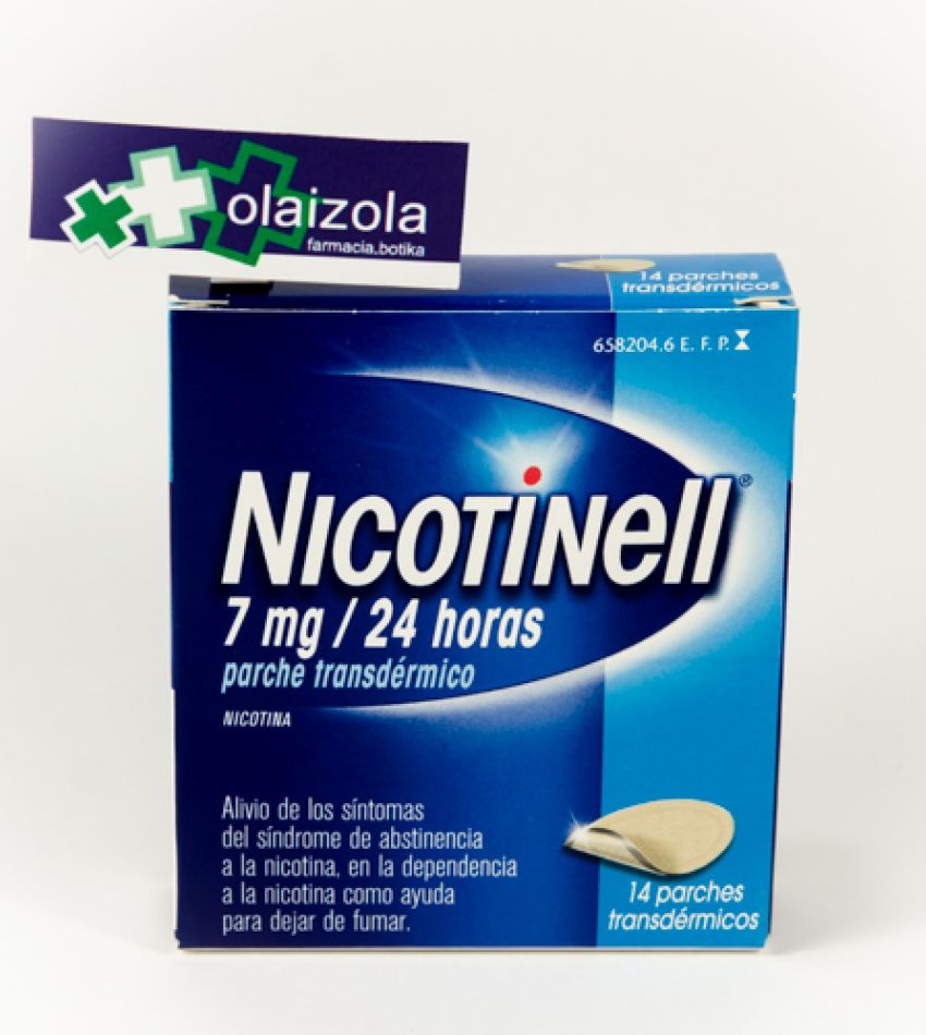 Incomodidad saludo Moretón Nicotinell (7 mg/24 h 14 parches transdermicos 17.5 mg) : Farmacia Natural  Olaiz, Tu Salud Nuestra Prioridad