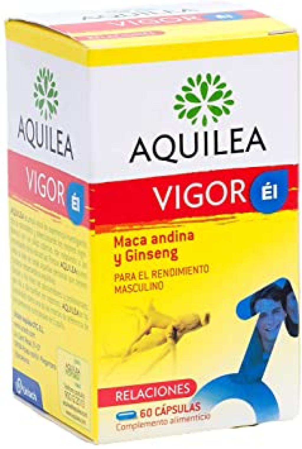 Pastillas Naturales Para Vigor Masculino Aquilea Vigor Él 60 cápsulas : Farmacia Natural Olaiz, Tu Salud Nuestra