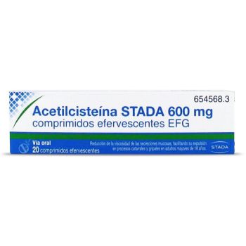 Acetilcisteina Stada 600 mg.