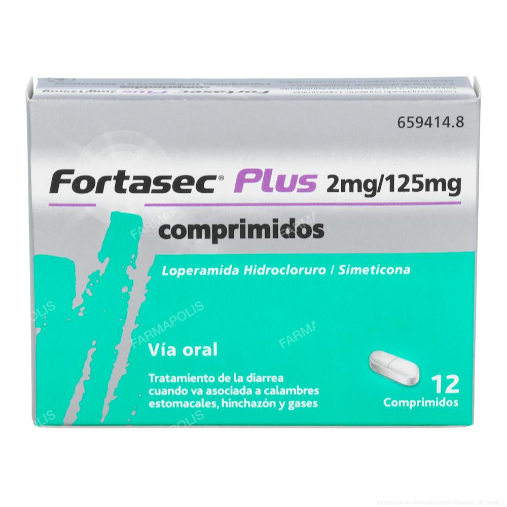 Fortasec Fortasec plus 2/125mg 12 comprimidos | comprar al mejor precio