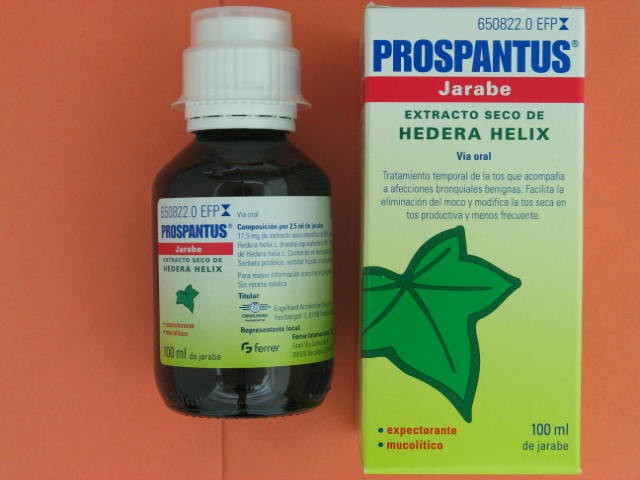 Prospantus para la tos. Jarabe., PROSPANTUS Jarabe es un mucolítico y  expectorante que está indicado en adultos, adolescentes y niños mayores de  2 años para el tratamiento temporal de la